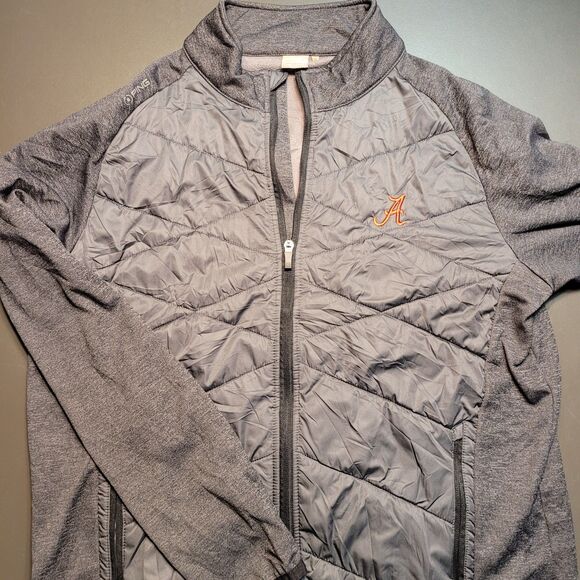 Ping Sensor Warm Full Zip Stretch Puffer Alabama Roll Tide Jacket Gray XL EUC - Picture 1 of 9